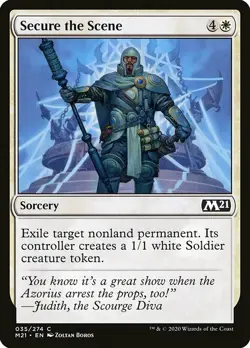 1x Secure the Scene - NM English MTG - Magic 2021 - Image 1