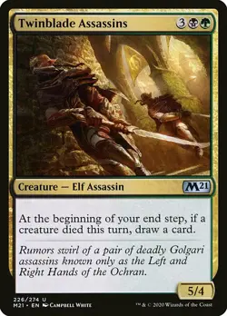 1x Twinblade Assassins - NM English MTG - Magic 2021 - Image 1