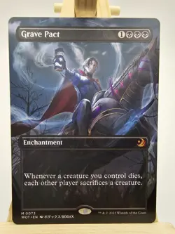 Grave Pact (Anime Borderless) [Wilds of Eldraine: Enchanting Tales] MTG Near Min - Image 1