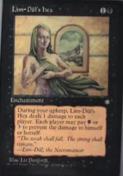 Lim-Dul's Hex - Ice Age: #146, Magic: The Gathering Lp R112 - Image 1