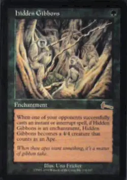 Hidden Gibbons - Urza's Legacy: #104, Magic: The Gathering Lp R112 - Image 1