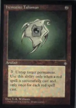 Hematite Talisman - Ice Age: #320, Magic: The Gathering Lp R112 - Image 1