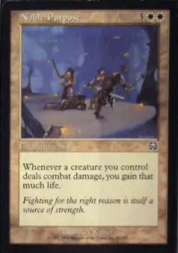Noble Purpose - Mercadian Masques: #32, Magic: The Gathering Lp R112 - Image 1