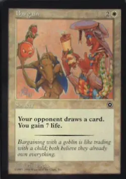 Bargain - Portal Second Age: #14, Magic: The Gathering Nm R110 - Image 1