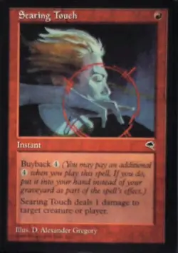 Searing Touch - Tempest: #201, Magic: The Gathering Nm R110 - Image 1