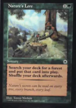 Nature's Lore - Portal: #178, Magic: The Gathering Nm R110 - Image 1