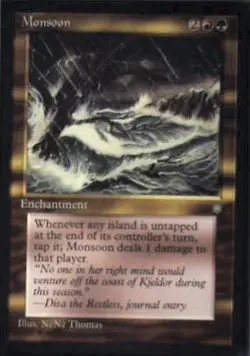 Monsoon - Ice Age: #298, Magic: The Gathering Nm R109 - Image 1