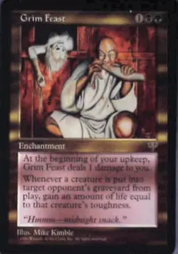 Grim Feast - Mirage: #265, Magic: The Gathering Nm R109 - Image 1