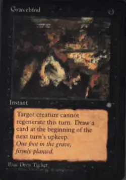 Gravebind - Ice Age: #129, Magic: The Gathering Nm R109 - Image 1