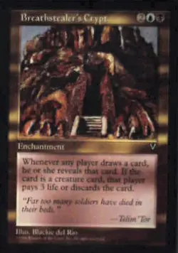 Breathstealer's Crypt - Visions: #127, Magic: The Gathering Nm R109 - Image 1