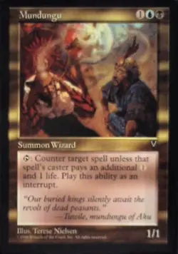 Mundungu - Visions: #132, Magic: The Gathering Nm R109 - Image 1