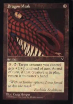 Dragon Mask - Visions: #144, Magic: The Gathering Nm R109 - Image 1