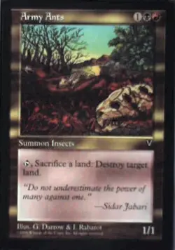 Army Ants - Visions: #126, Magic: The Gathering Nm R109 - Image 1