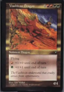 Viashivan Dragon - Visions: #140, Magic: The Gathering Nm R109 - Image 1