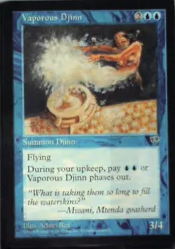 Vaporous Djinn - Mirage: #101, Magic: The Gathering Nm R109 - Image 1