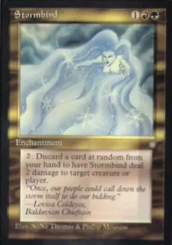 Stormbind - Ice Age: #304, Magic: The Gathering Nm R109 - Image 1