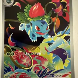 Ivysaur Illustration Rare 134/132 Near Mint Mega Evolution Pokemon TCG English - Image 3