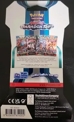 Pokemon TCG Sleeved Paradox Rift Booster Pack - New/Sealed #2 - Image 2