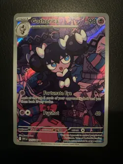Pokemon TCG Gothorita 125/086 Illustration Rare, SV10.5 White Flare NM/MINT - Image 1