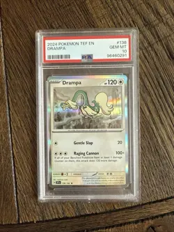 Drampa 138/162 Temporal Forces Holo Rare Pokemon Card PSA 10 - Image 1