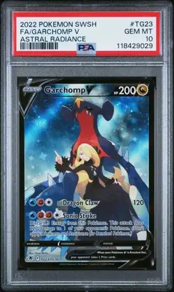 PSA 10 Garchomp V TG23/TG30 Astral Radiance Pokemon GEM MINT - Image 1
