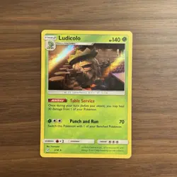 Ludicolo Holo 2/18 LP Detective Pikachu 2019 Pokemon Card - Image 1