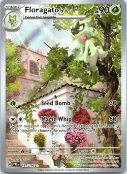 Floragato 197/193 Paldea Evolved 2023 IR Holo Rare Pokemon Card TCG - Image 1