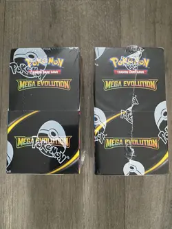 Pokemon TCG Mega Evolution Half Booster Box Brand New Sealed x2 (36 packs) - Image 1
