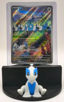 2023 Pokemon TCG Paradox Rift Swablu IR 213/182 Illustration Rare Card NM - Image 1