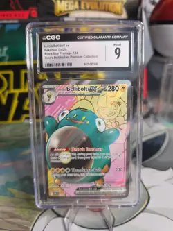 CGC 9 Iono's Bellibolt ex 194 Black Star Promo Card Pokemon TCG - Image 1