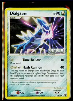 Dialga Lv. 68 16/106 2008 Reverse Holo Rare Platinum Stamped Pokemon HP! - Image 1