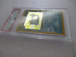 Pokemon 1999 Jungle NO SYMBOL ERROR Vaporeon Holo 12/64 PSA 7 NM #D - Image 2