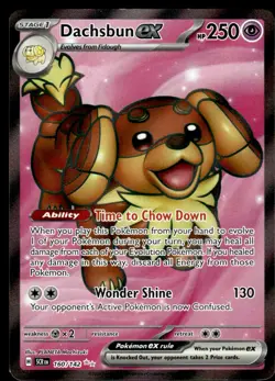 2024 Scarlet & Violet Series - Stellar Crown Dachsbun ex Ultra Rare #160 - Image 1