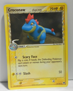 Pokemon TCG Croconaw * 27/101 * Dragon Frontiers * Uncommon * Regular * 2006 - Image 1