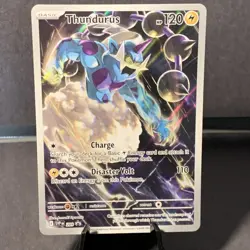 Pokemon TCG Thundurus 209 Scarlet Violet Black Star Promo 2025 NM - Image 1
