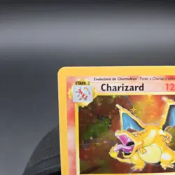 Pokemon TCG Charizard Base Set 4/102 Holo (SPANISH) (ESPANOL) - Image 4