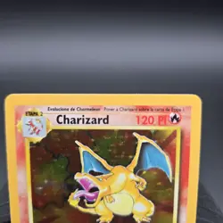 Pokemon TCG Charizard Base Set 4/102 Holo (SPANISH) (ESPANOL) - Image 5