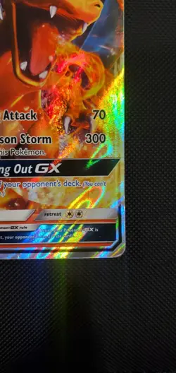 2017 POKEMON SUN & MOON BURNING SHADOWS #20/147 CHARIZARD GX HOLO - Image 4