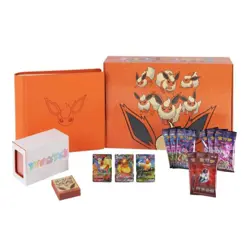 Pokemon IN STOCK Chinese 2024 Eevee GX Gift Box Flareon Box Exclusive Sealed - Image 1