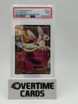 2016 Pokemon XY Sylveon EX Radiant Collections RC21/RC32 PSA 9 - Image 1