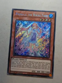 Yugioh Primula the Rikka Fairy SESL EN015 Secret Rare 1st Ed NM - Image 1