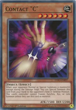 Yugioh Contact "C" EXFO-EN037 Common NM - Image 1