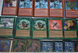 MTG 19x ICE AGE Homelands green MP magic card lot - Image 1