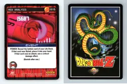 Red Analysis #R115 Dragon Ball Z Evolution 2015 Panini Uncommon Foil TCG Card - Image 1