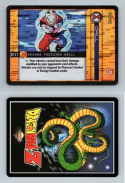 Orange Freezing Drill #R111 Dragon Ball Z Evolution 2015 Uncommon Foil TCG Card - Image 1