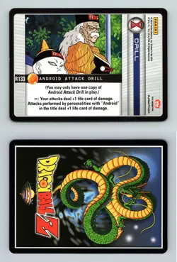 Android Attack Drill #R133 Dragon Ball Z Evolution 2015 Panini Rare TCG Card - Image 1