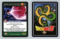 Saiyan Destructive Blast #R121 Dragon Ball Z Evolution 2015 Panini Rare TCG Card - Image 1