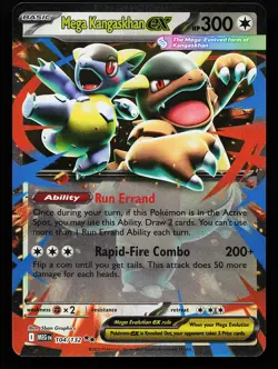 Mega Kangaskhan ex 104/132 Mega Evolution Pokemon Card - Image 1