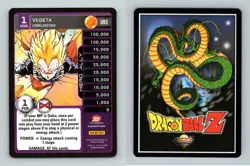 Vegeta #U93 Dragon Ball Z Evolution 2015 Panini Uncommon TCG Card - Image 1