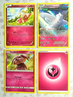 Set Of 4 Discontinued Fairy Type Pokemon Card - Image 1